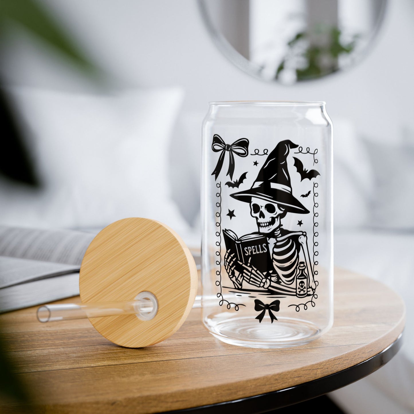 Whispers of Autumn – Skeleton Libbey Glass Can