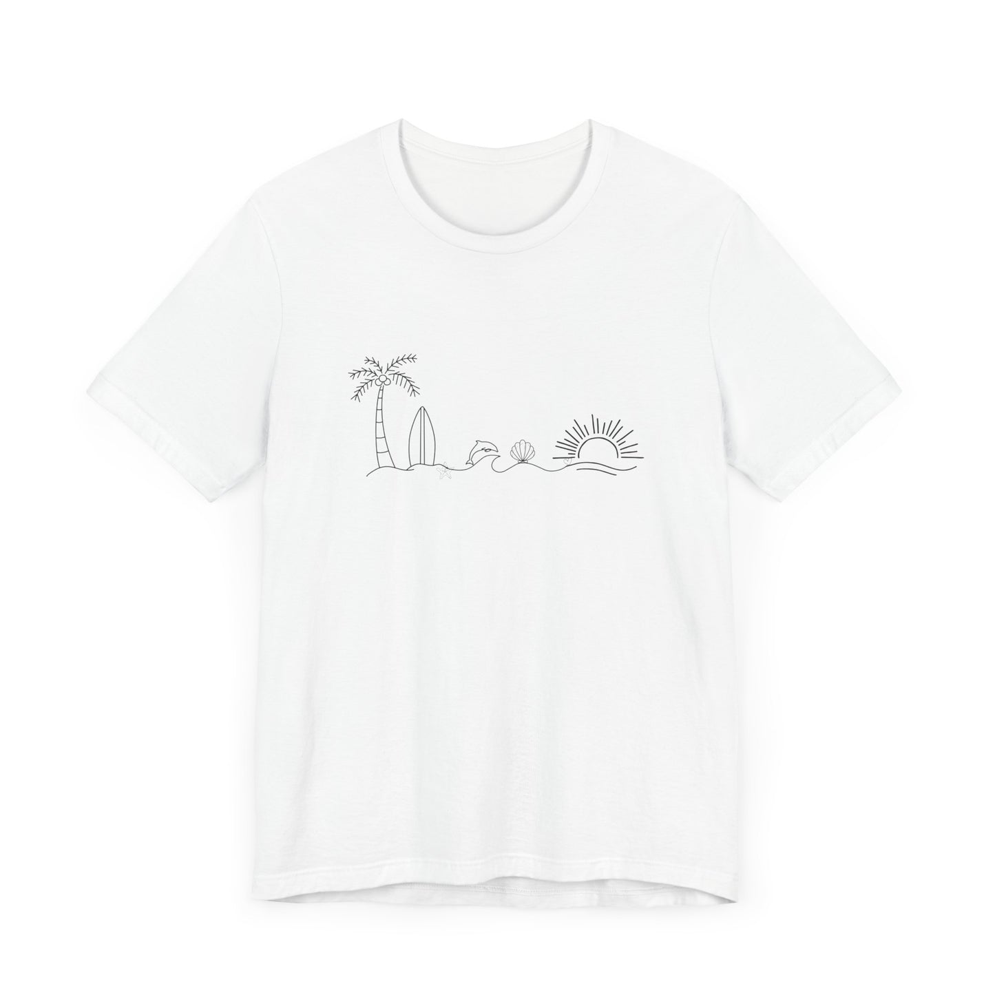 Minimal summer vibes shirt