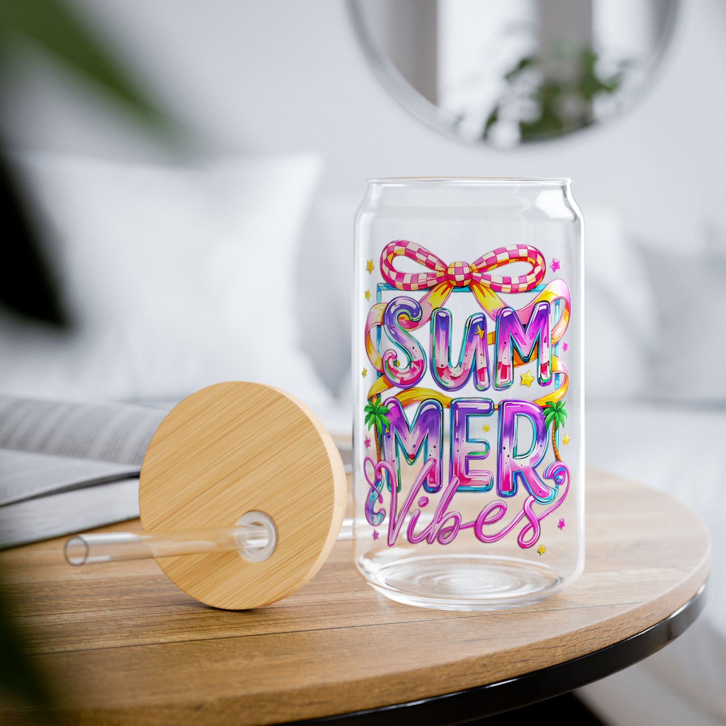 Summer Sipper Glass, 16oz - Juice Lover's Drinkware