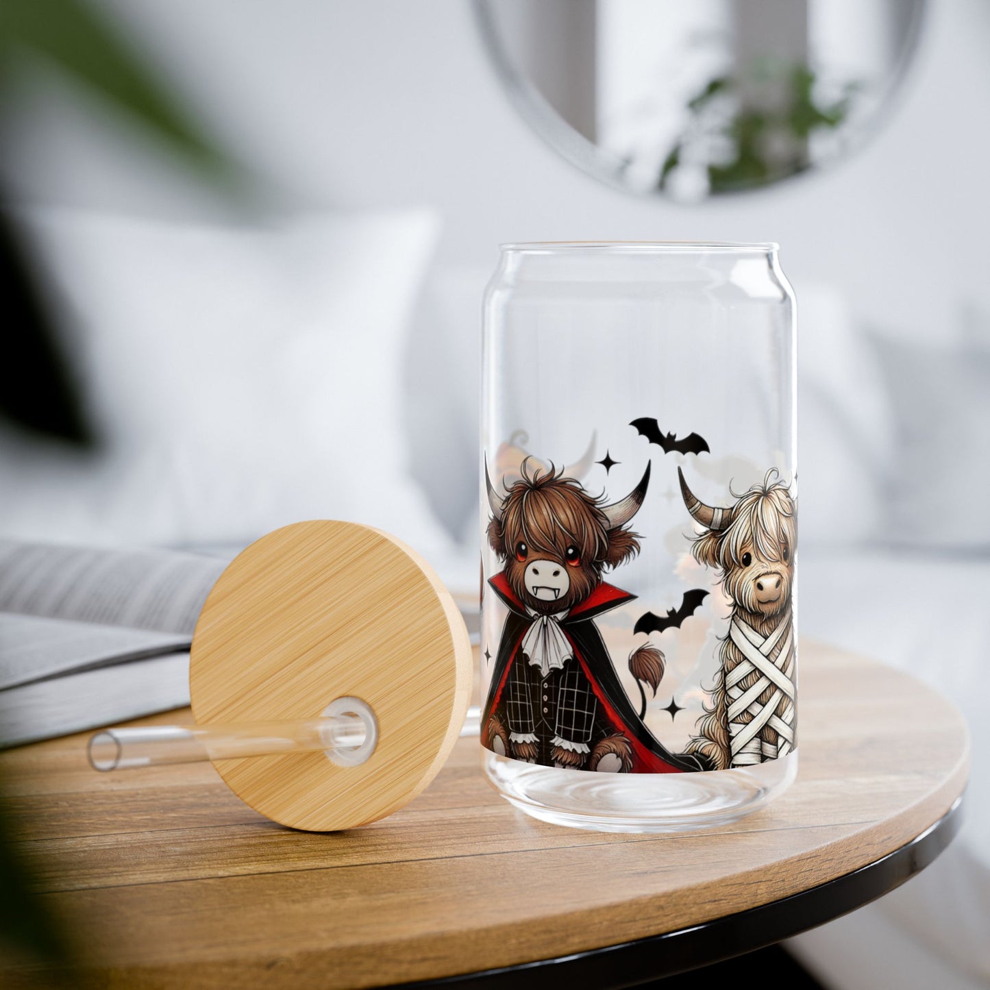 Halloween Cow – Libbey Glass Can