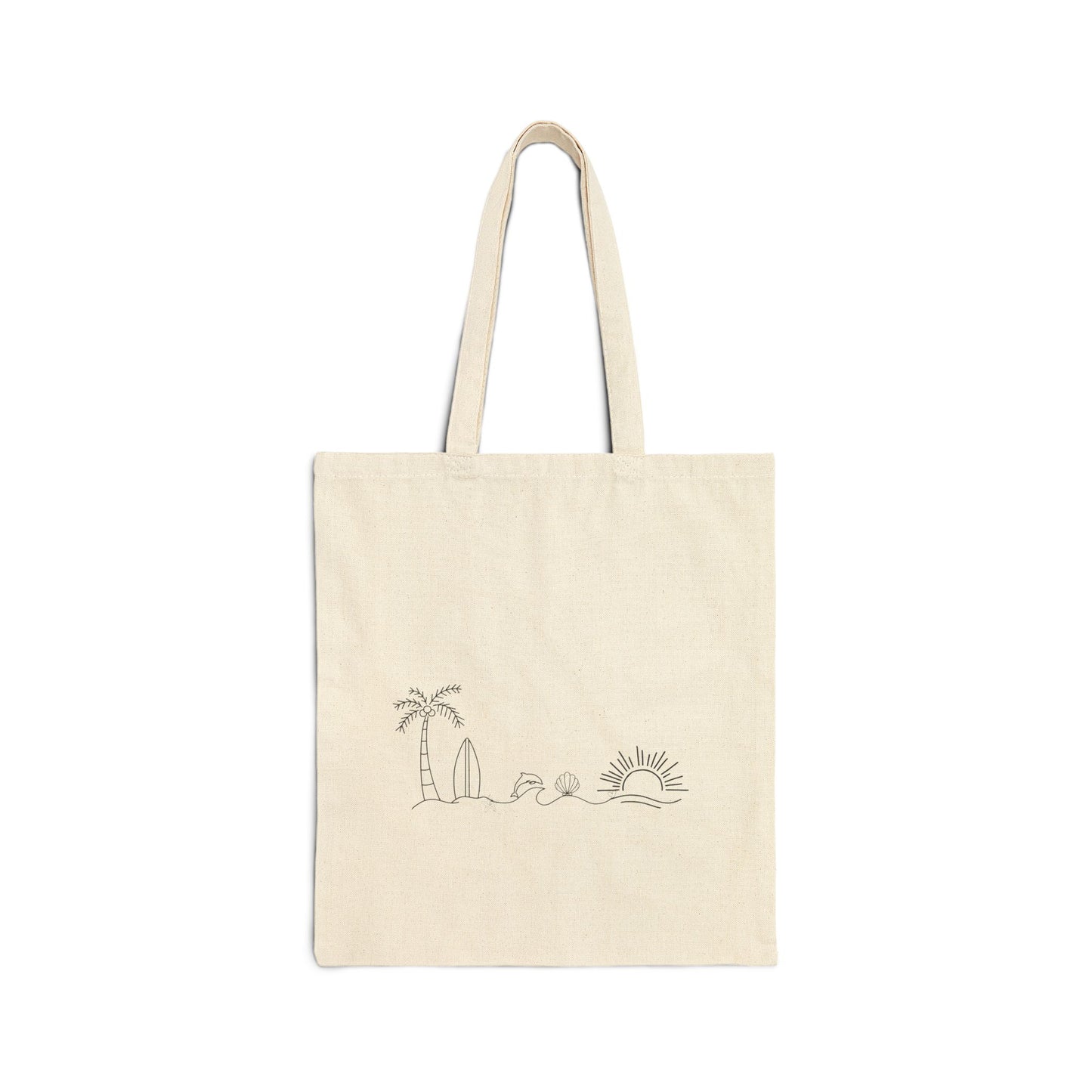 Minimalist Beach Tote Bag