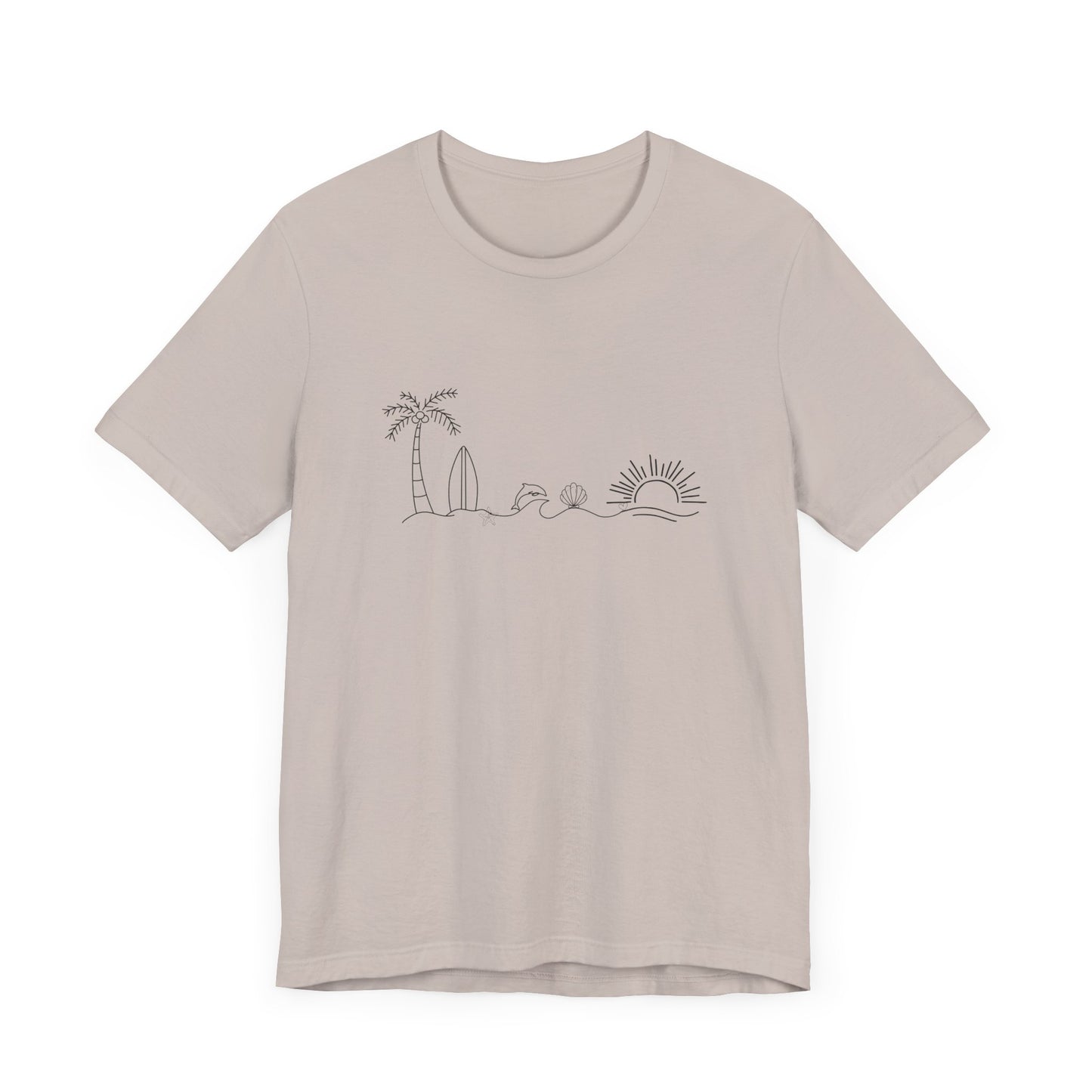 Minimal summer vibes shirt