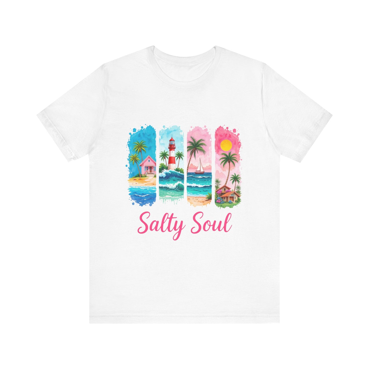 Salty soul summer T-Shirt - Summer Vibe Unisex Tee
