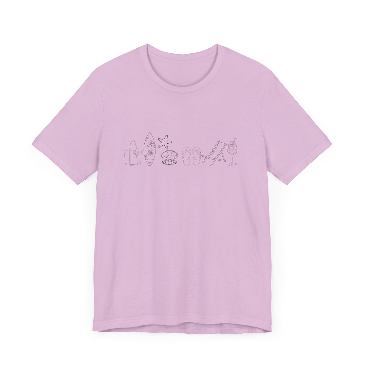 Beach day minimalist shirt