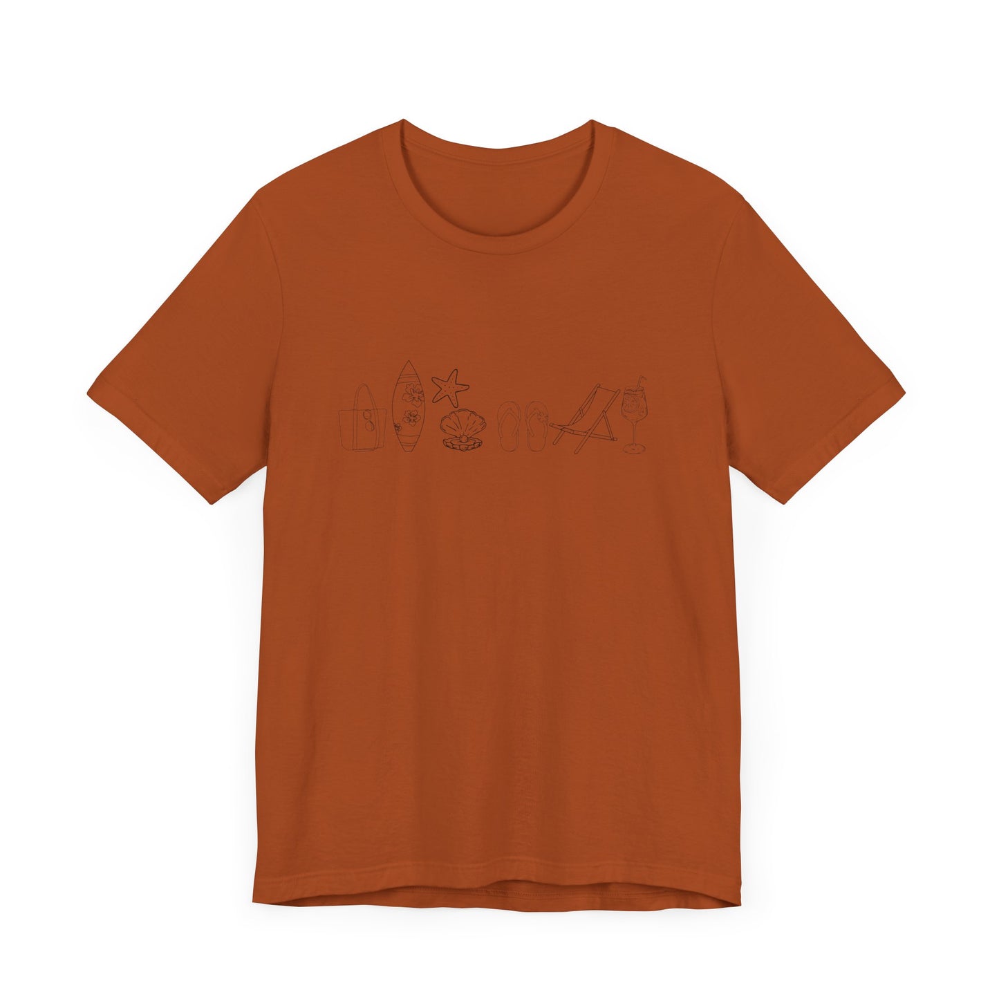 Beach day minimalist shirt