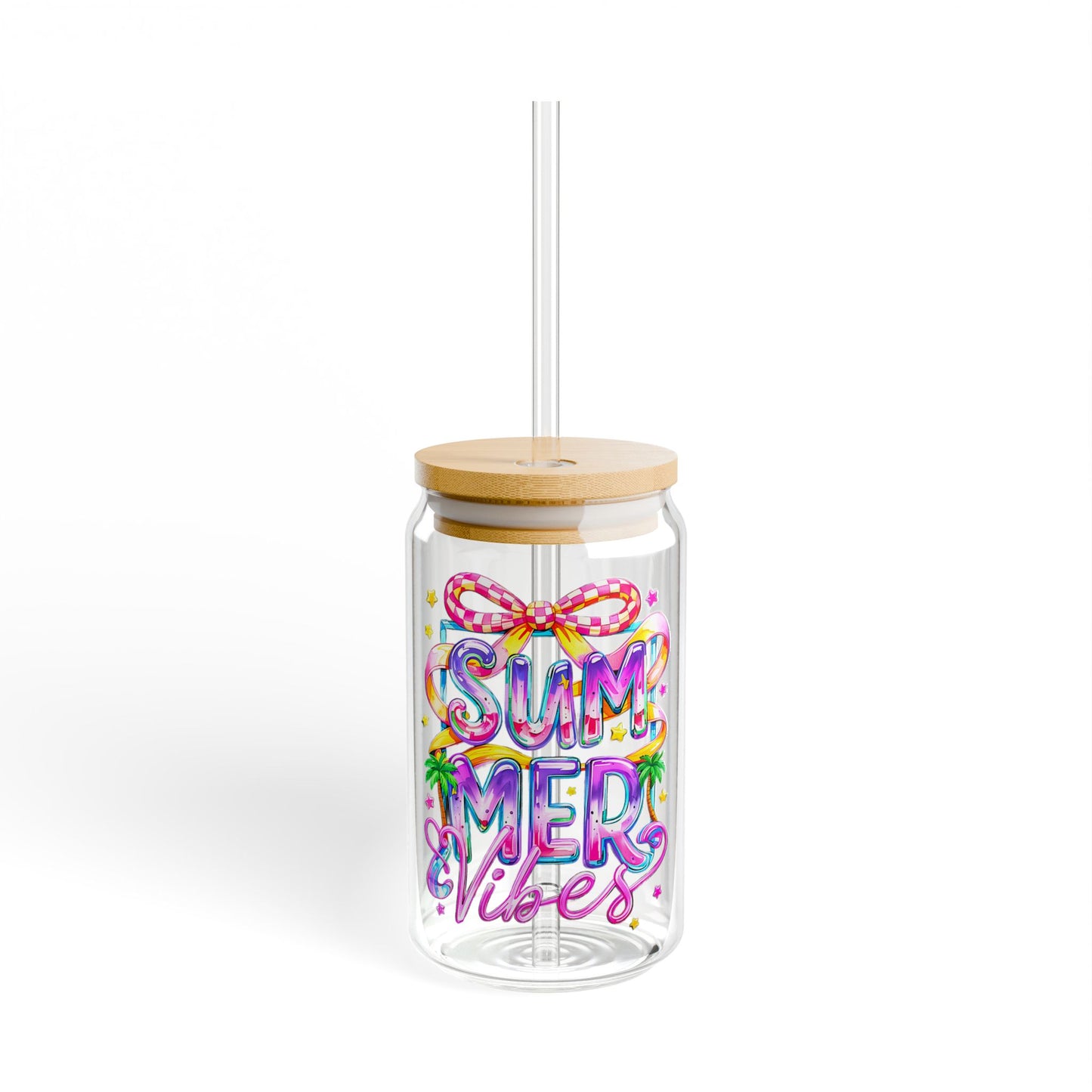 Summer Sipper Glass, 16oz - Juice Lover's Drinkware