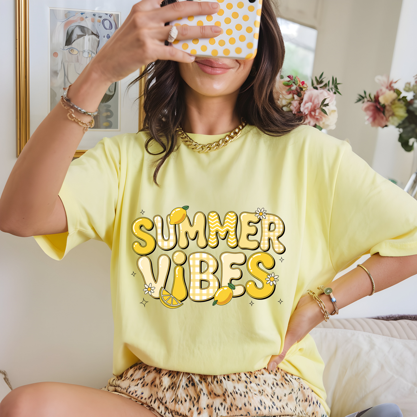 Summer Vibes lemons Unisex Tee