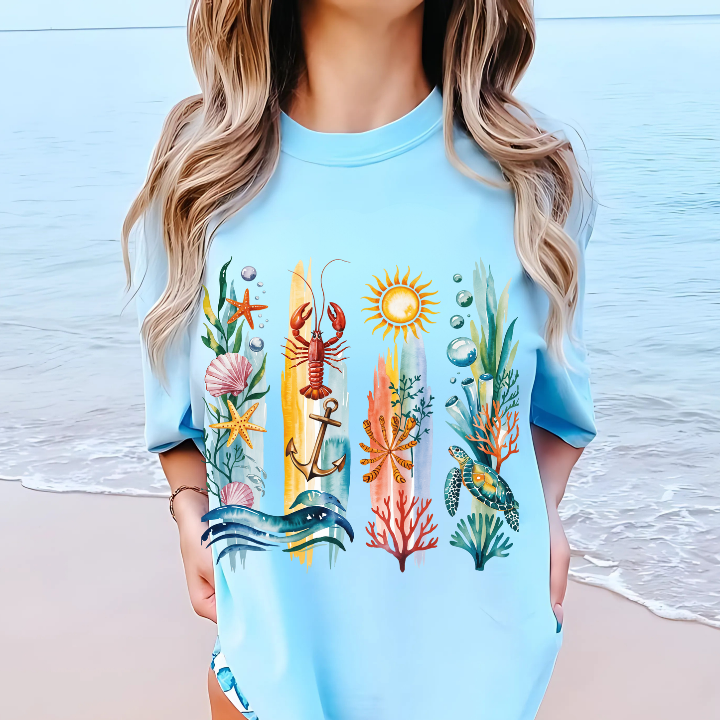 Under sea summer time T-Shirt - Summer Vibe Unisex Tee