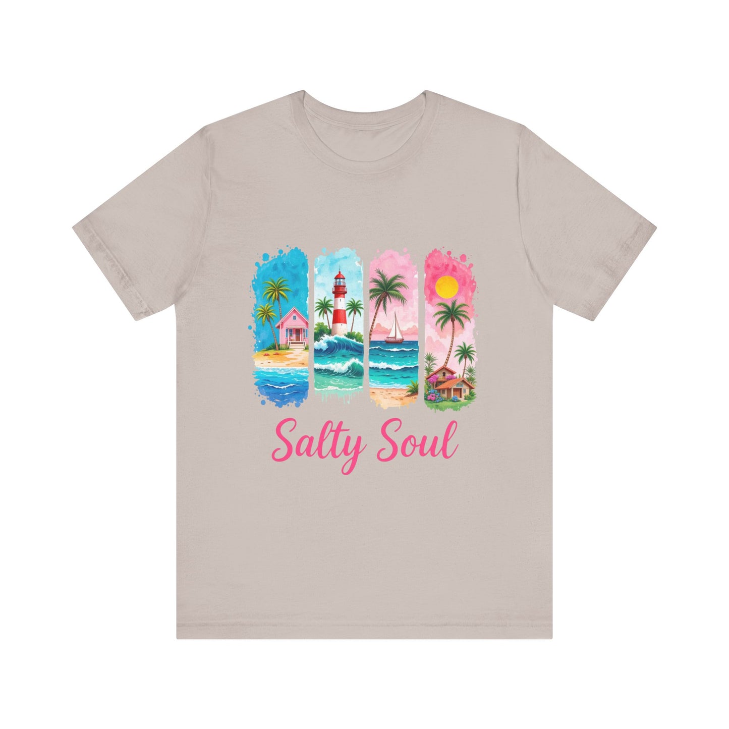 Salty soul summer T-Shirt - Summer Vibe Unisex Tee