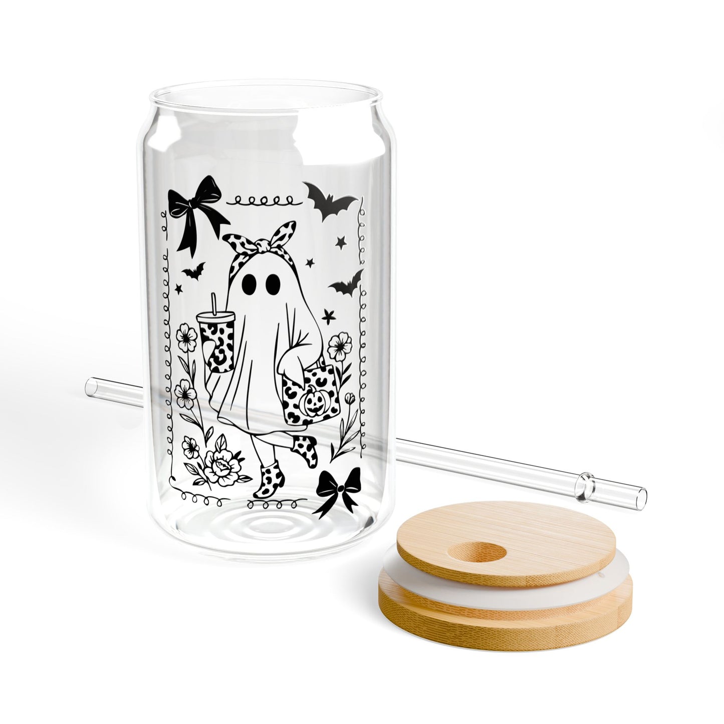 Chic Ghost Lady – Libbey Glass Can