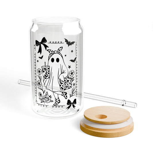 Chic Ghost Lady – Libbey Glass Can