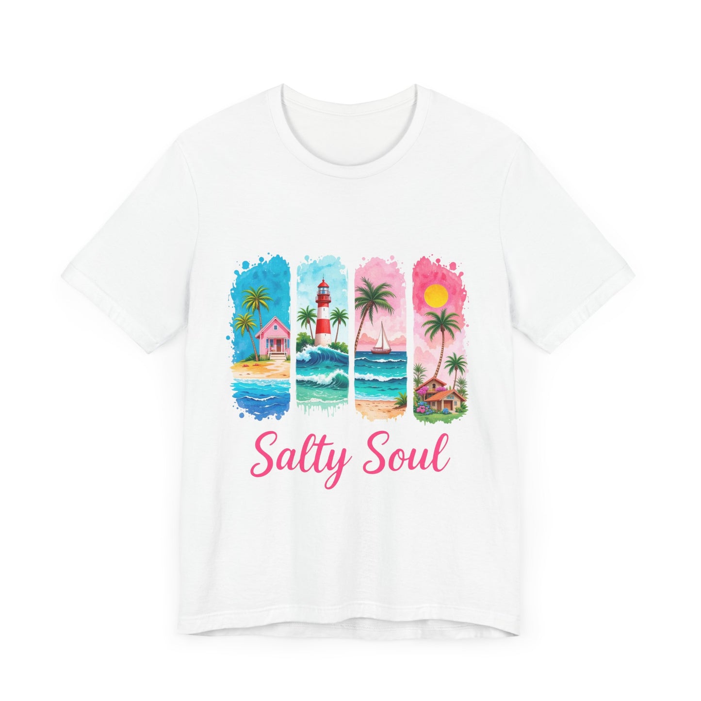 Salty soul summer T-Shirt - Summer Vibe Unisex Tee