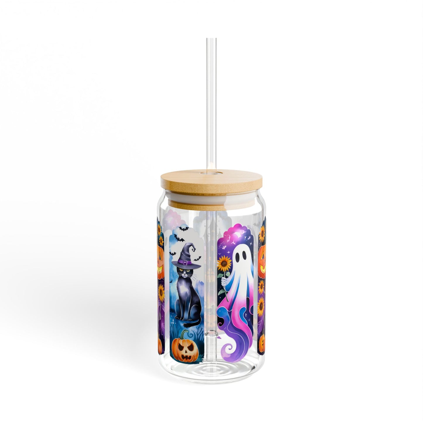 Mystic Halloween Libbey Glass Can 