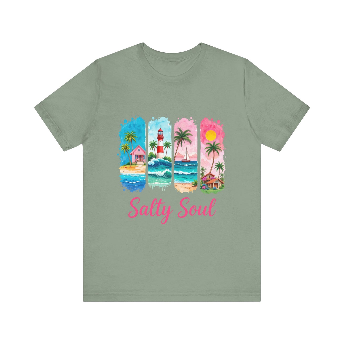 Salty soul summer T-Shirt - Summer Vibe Unisex Tee
