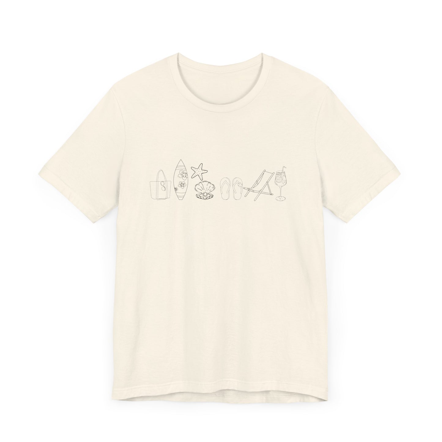 Beach day minimalist shirt