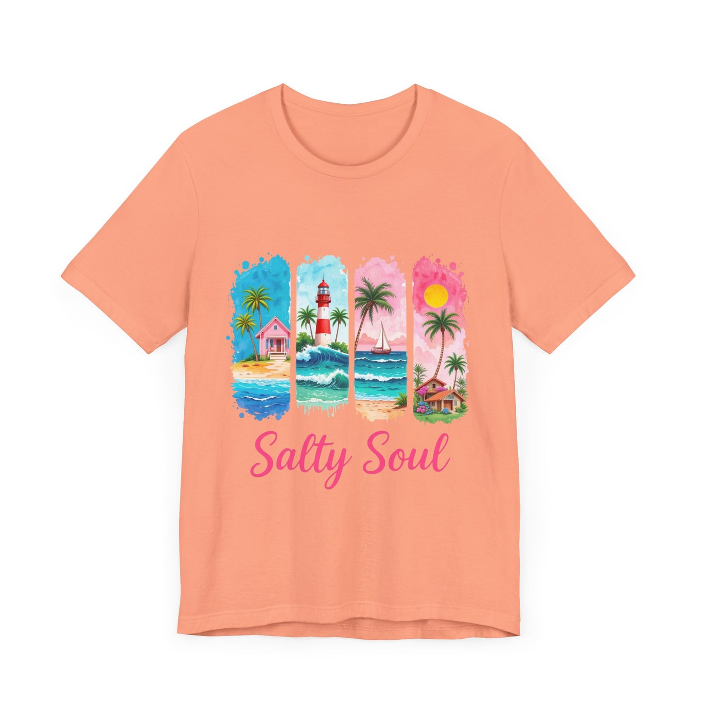 Salty soul summer T-Shirt - Summer Vibe Unisex Tee