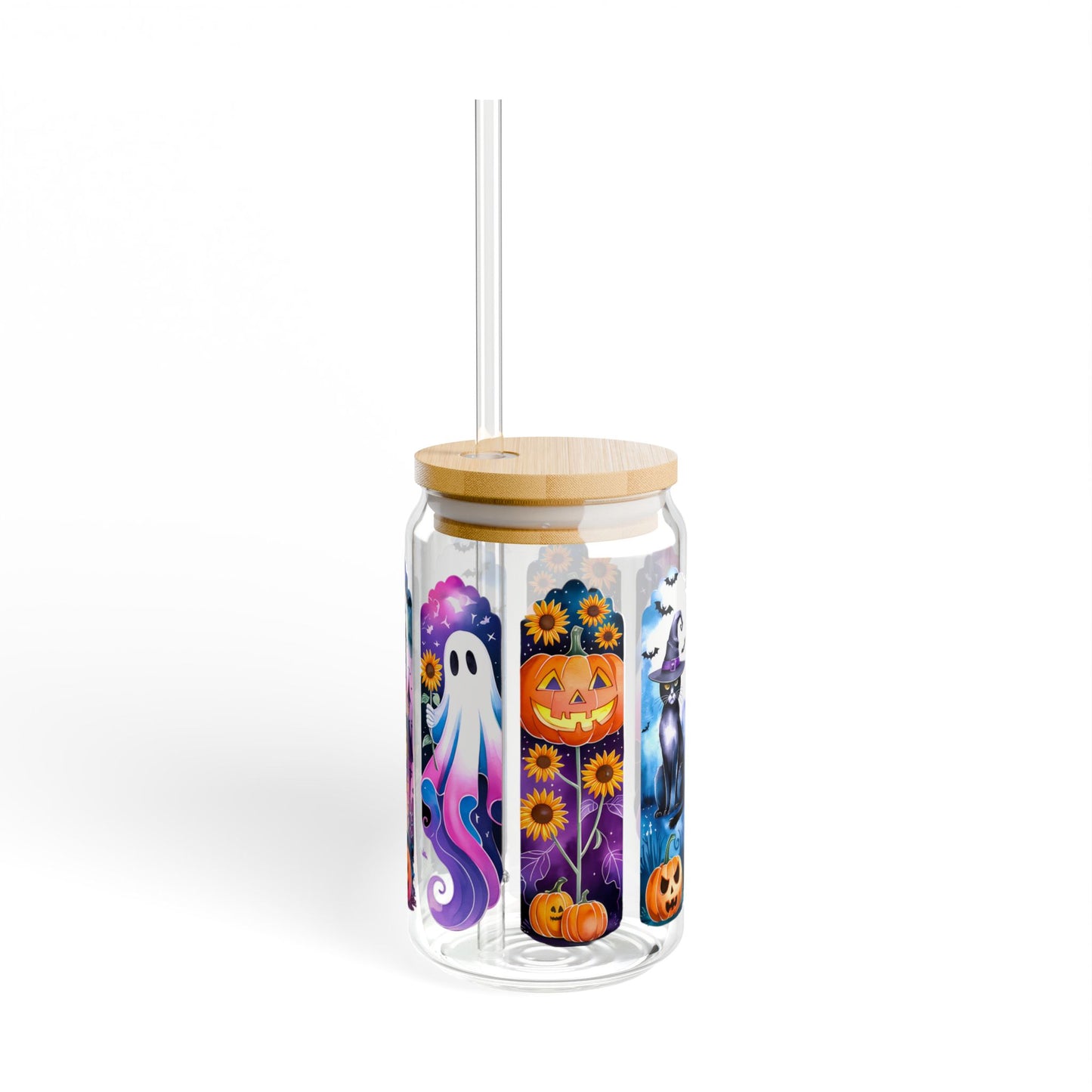 Mystic Halloween Libbey Glass Can 