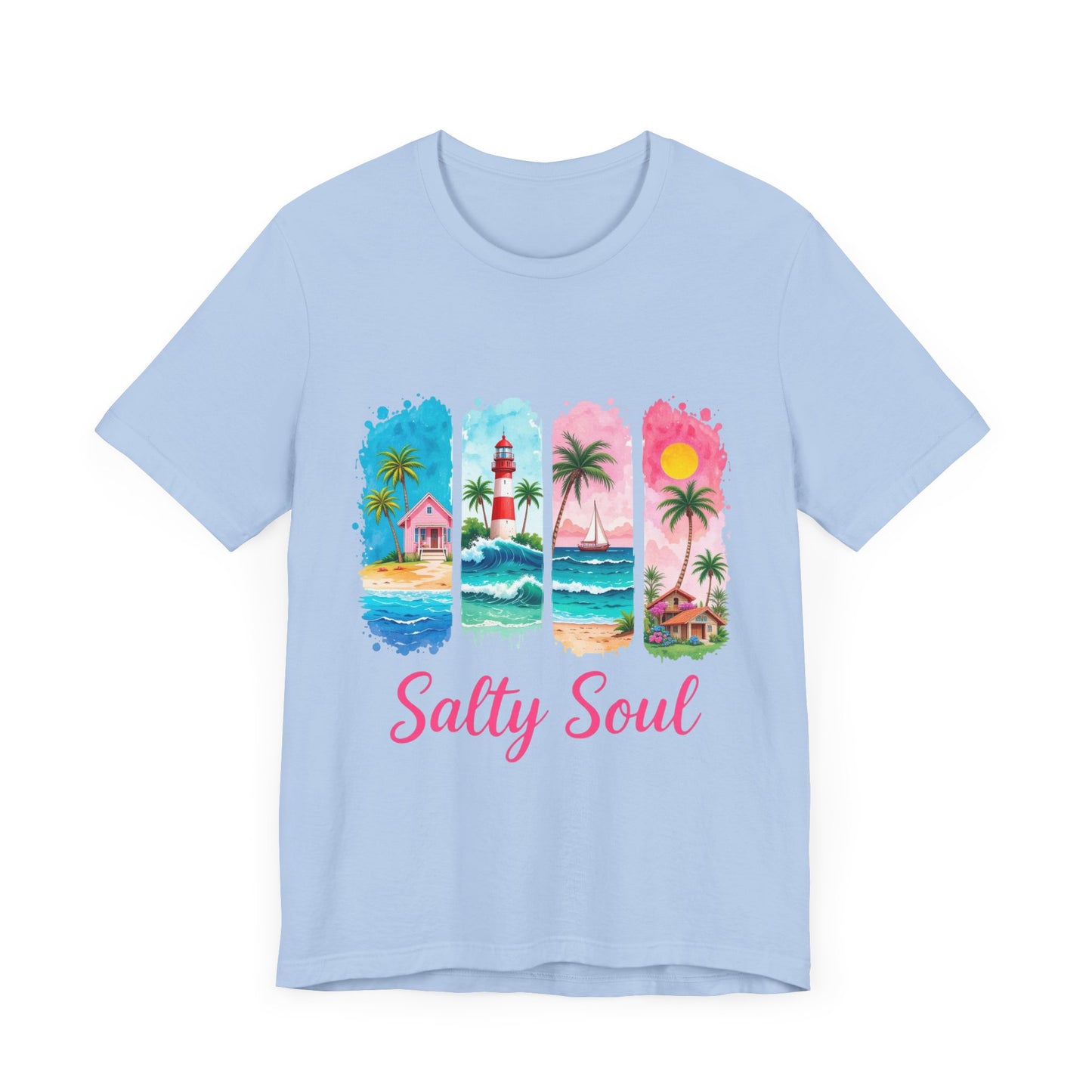 Salty soul summer T-Shirt - Summer Vibe Unisex Tee