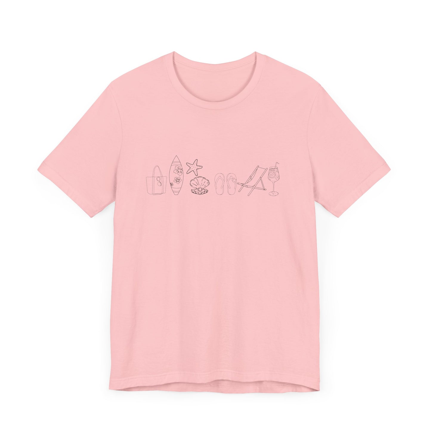 Beach day minimalist shirt