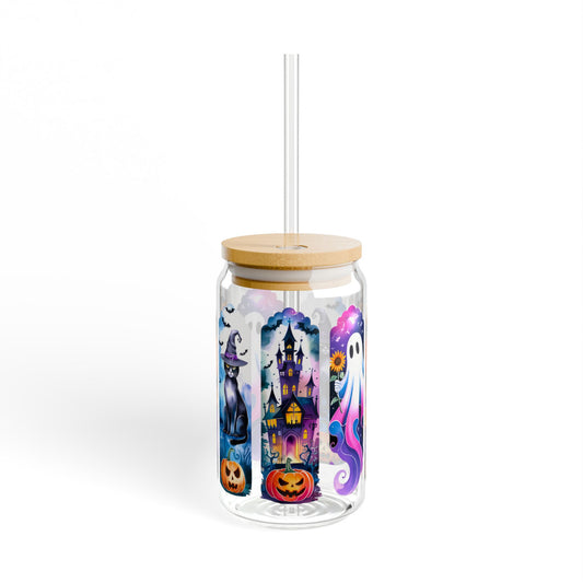 Mystic Halloween Libbey Glass Can 