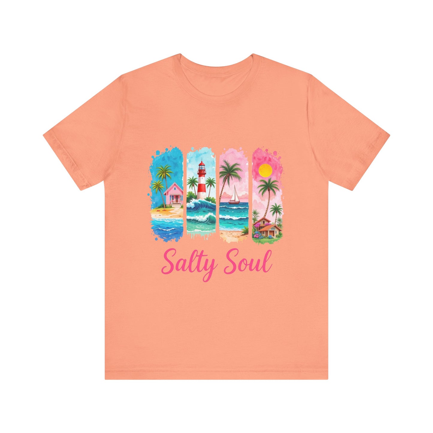 Salty soul summer T-Shirt - Summer Vibe Unisex Tee