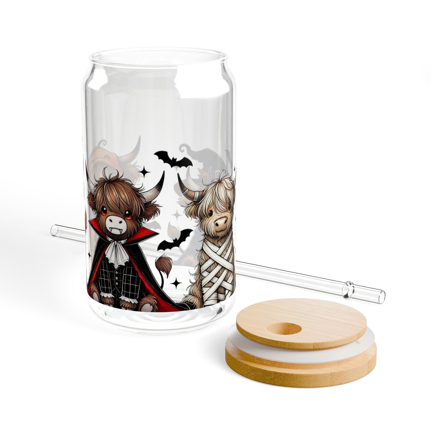Halloween Cow – Libbey Glass Can