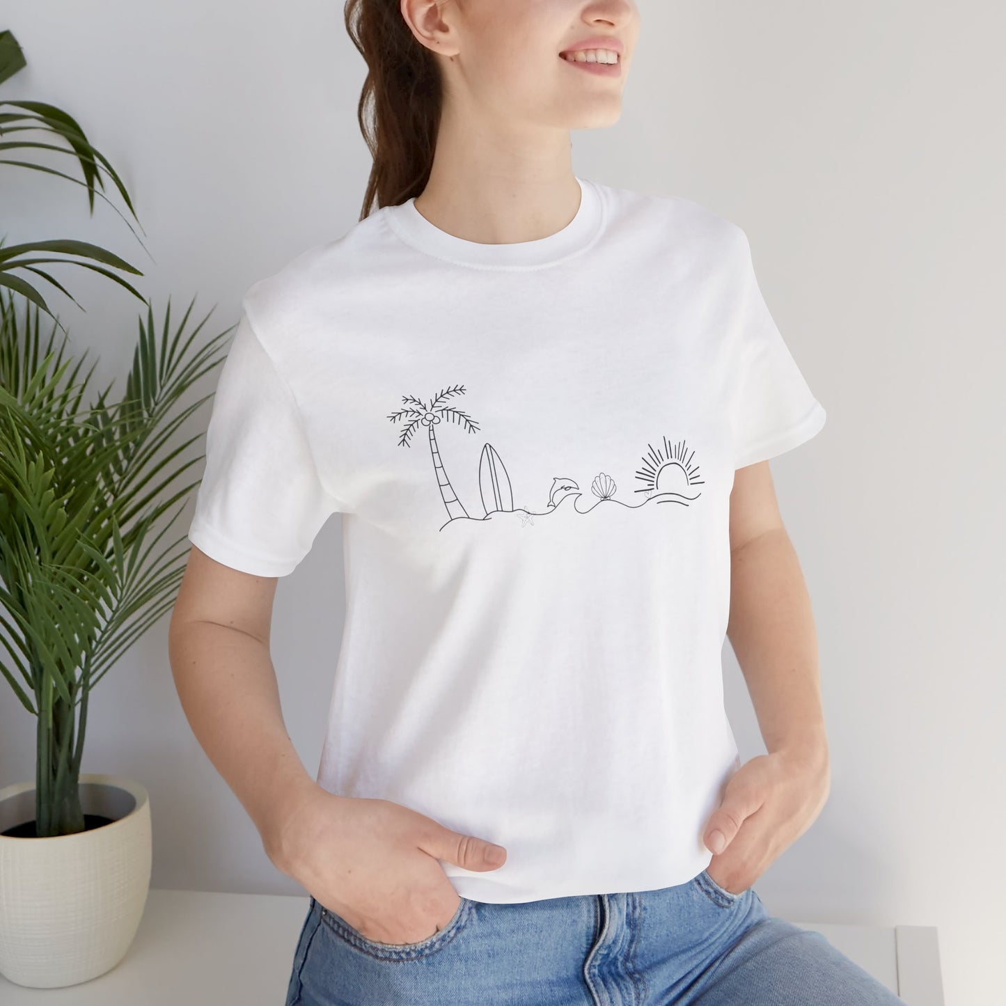 Minimal summer vibes shirt