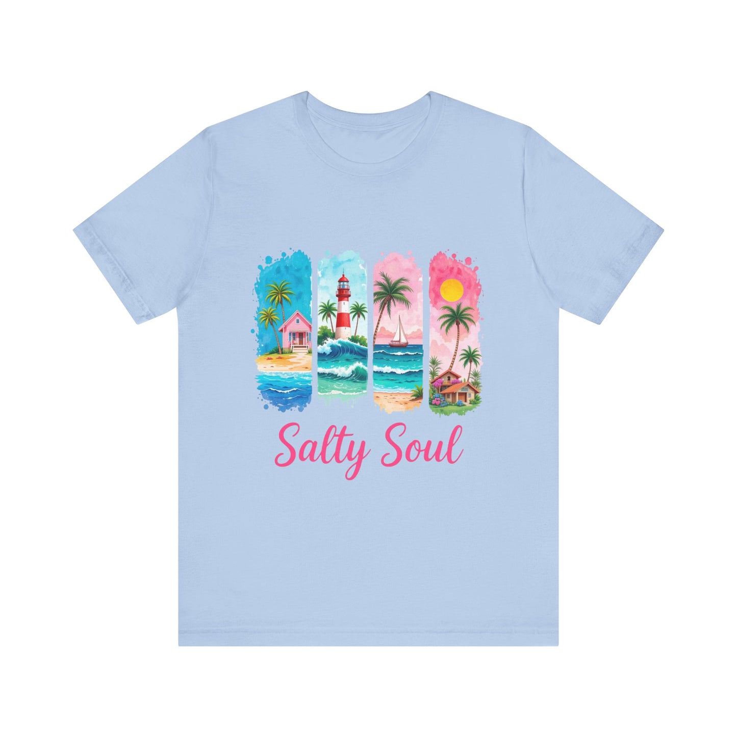 Salty soul summer T-Shirt - Summer Vibe Unisex Tee