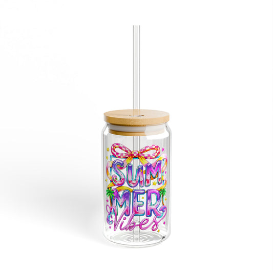 Summer Sipper Glass, 16oz - Juice Lover's Drinkware
