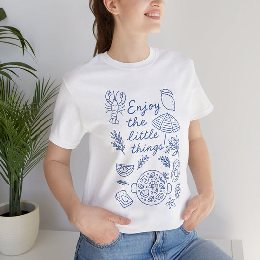 Enjoy the little things shirt, sea food tee ,Summer vibes tee