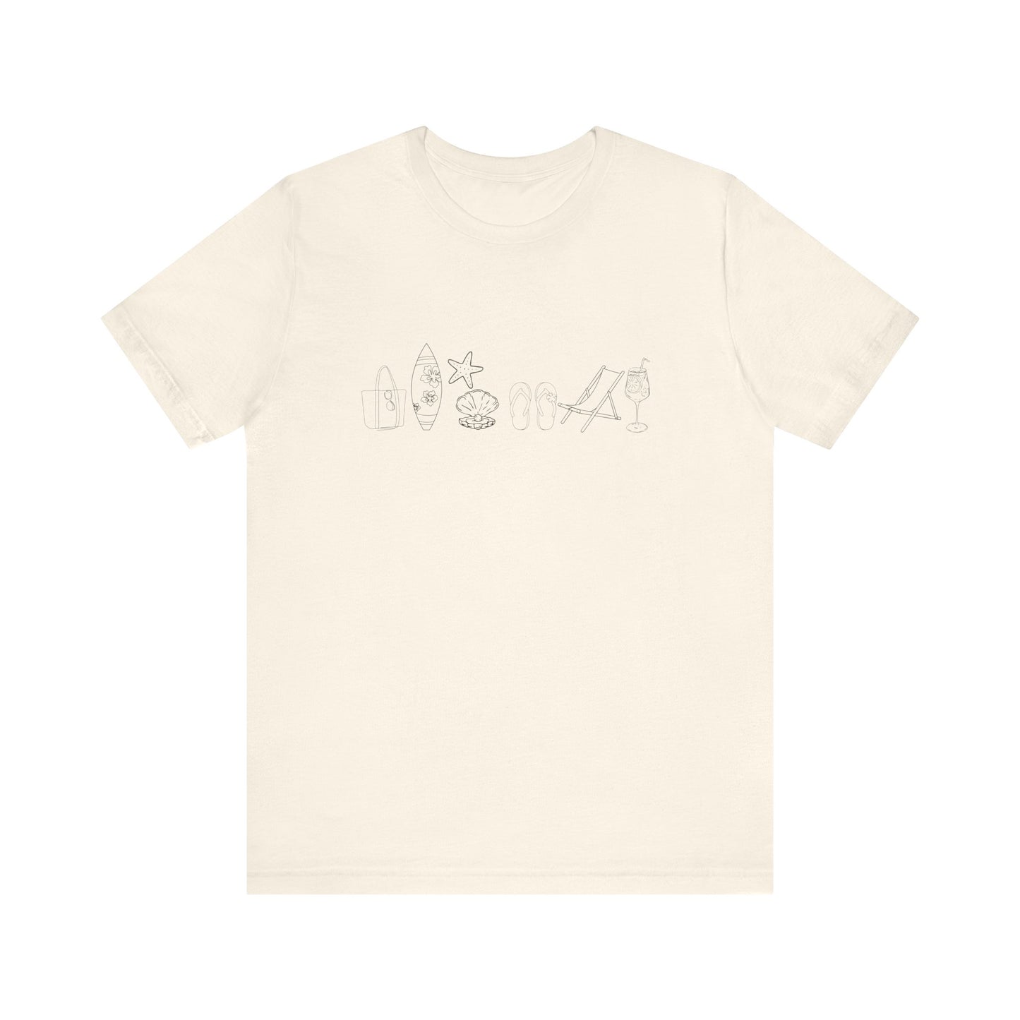 Beach day minimalist shirt