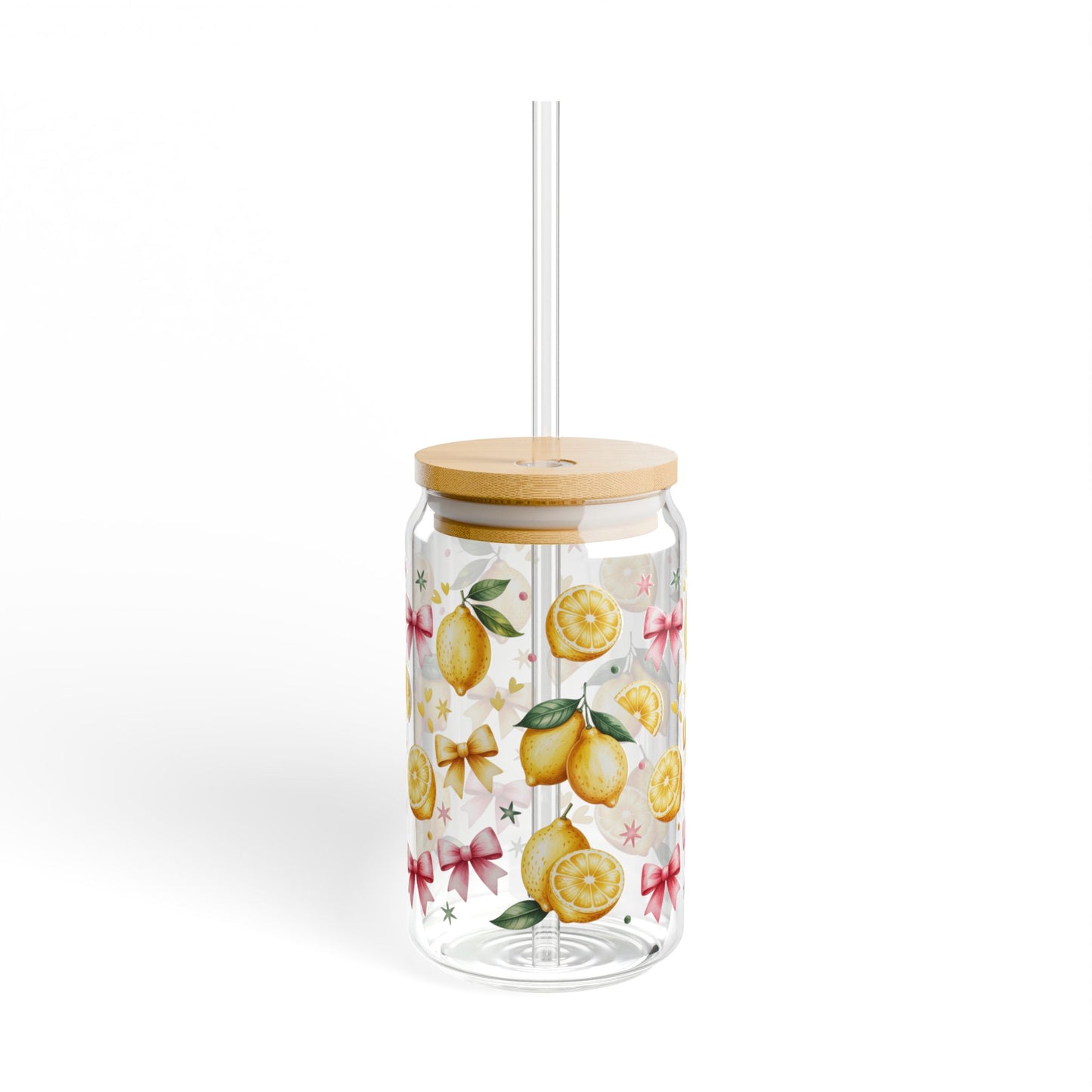 Copy of Tropical Sipper Glass, 16oz - Stainless Steel Straw Included, Beach Vibes, Summer Gift, Eco-Friendly Drinkware, Party Accessory