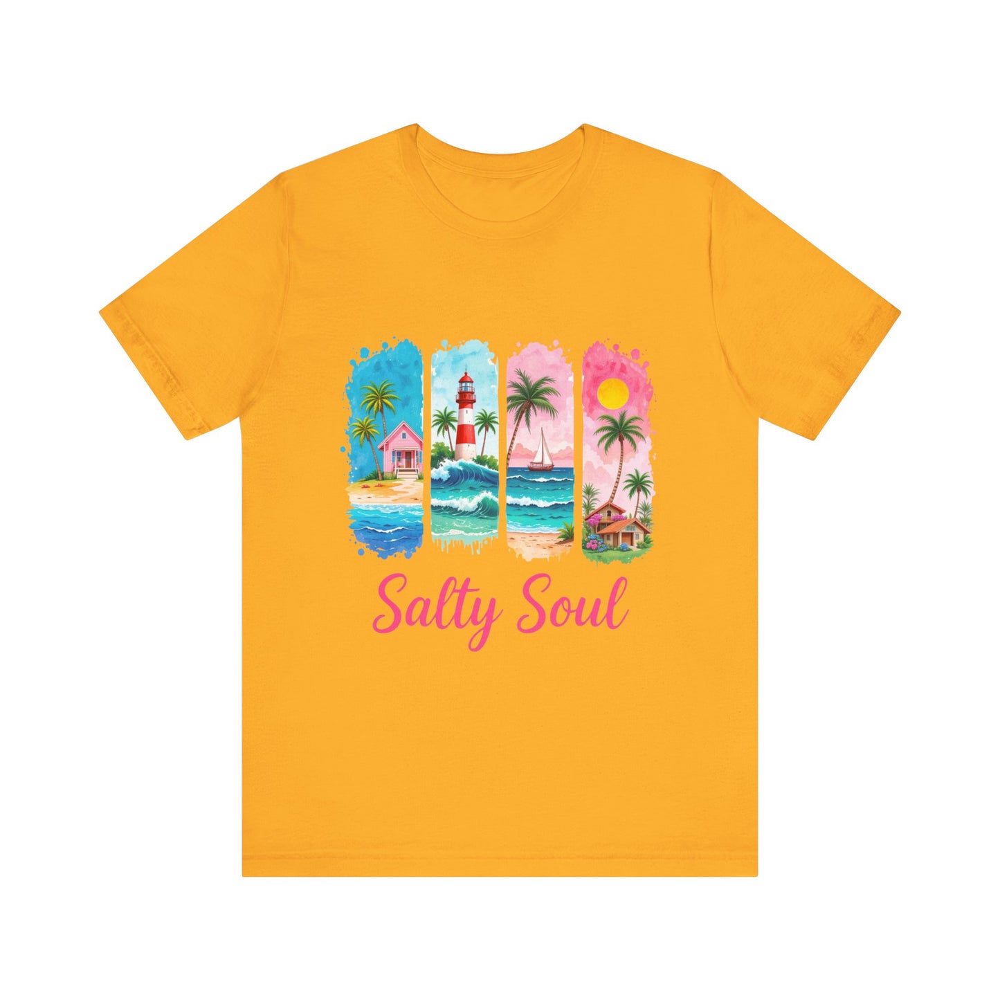 Salty soul summer T-Shirt - Summer Vibe Unisex Tee