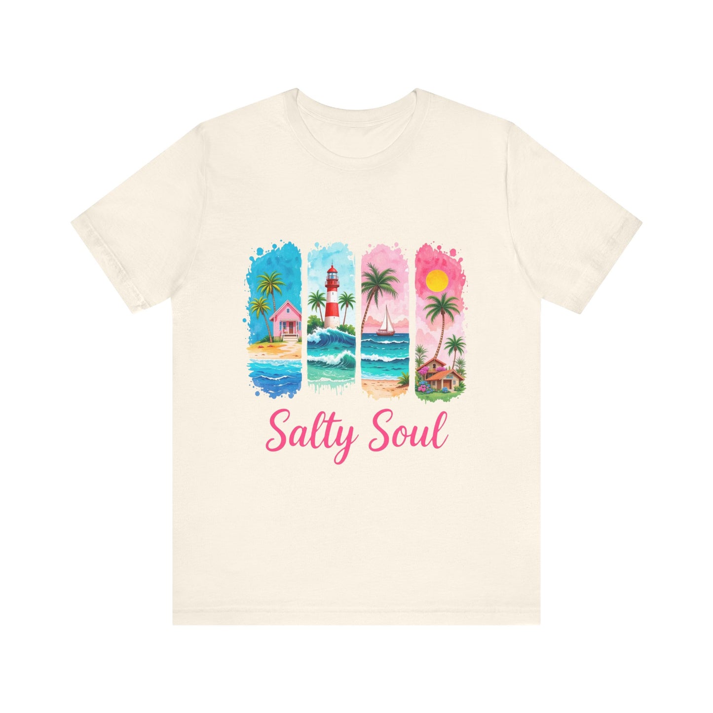 Salty soul summer T-Shirt - Summer Vibe Unisex Tee