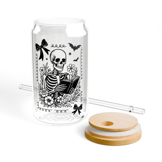 Whispers of Autumn – Skeleton Libbey Glass Can 