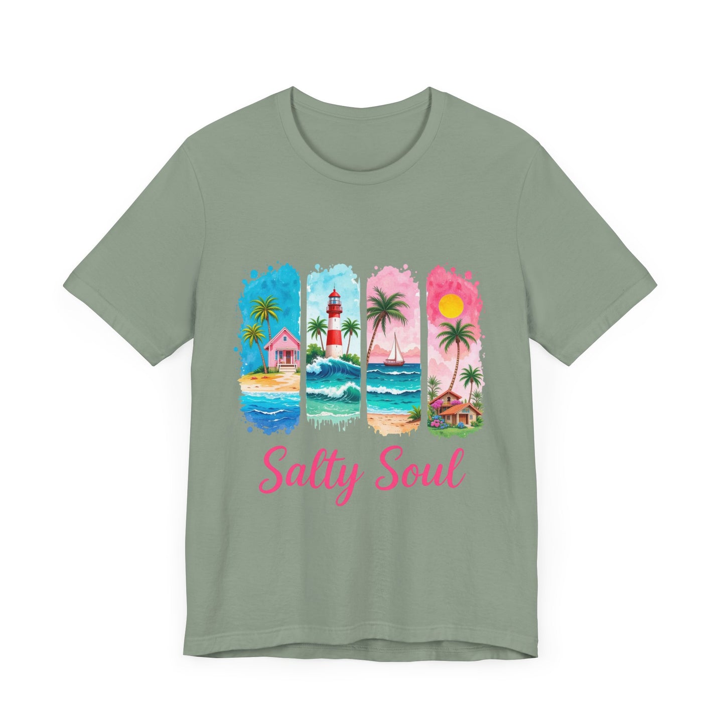 Salty soul summer T-Shirt - Summer Vibe Unisex Tee