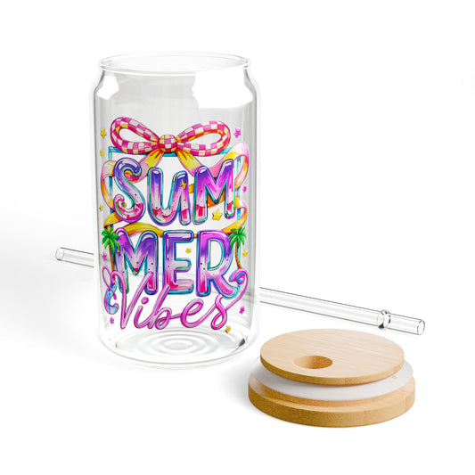 Summer Sipper Glass, 16oz - Juice Lover's Drinkware