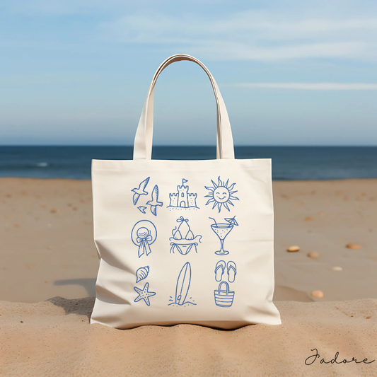 Costal Beach Tote Bag