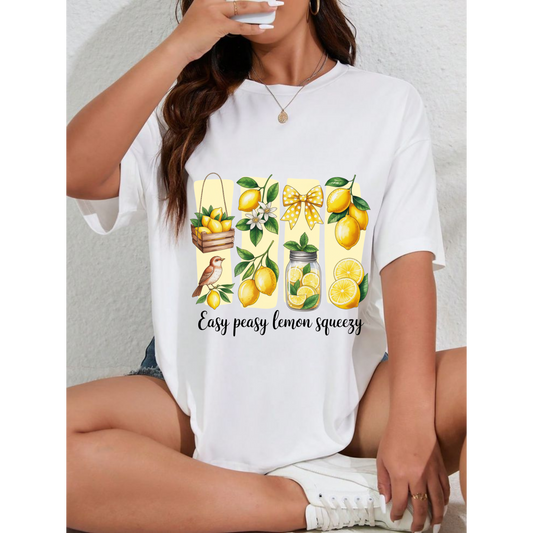 Easy peasy lemon T-Shirt - Summer Vibe Unisex Tee