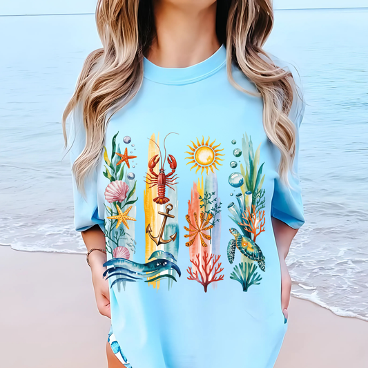 Under sea summer time T-Shirt - Summer Vibe Unisex Tee